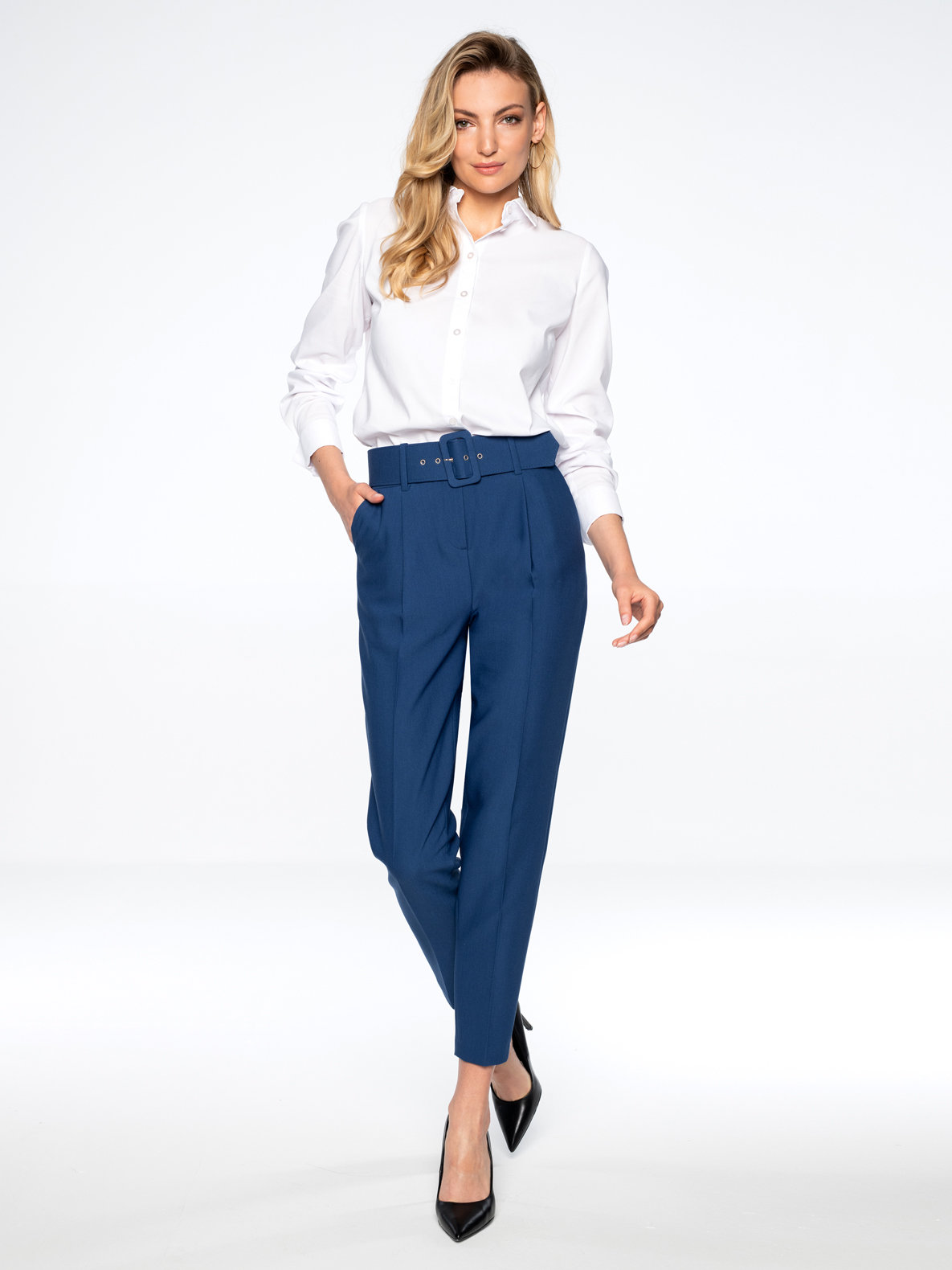Trousers Mocca blue