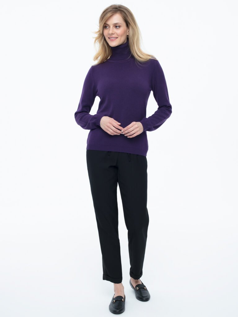 Turtleneck Grand violet