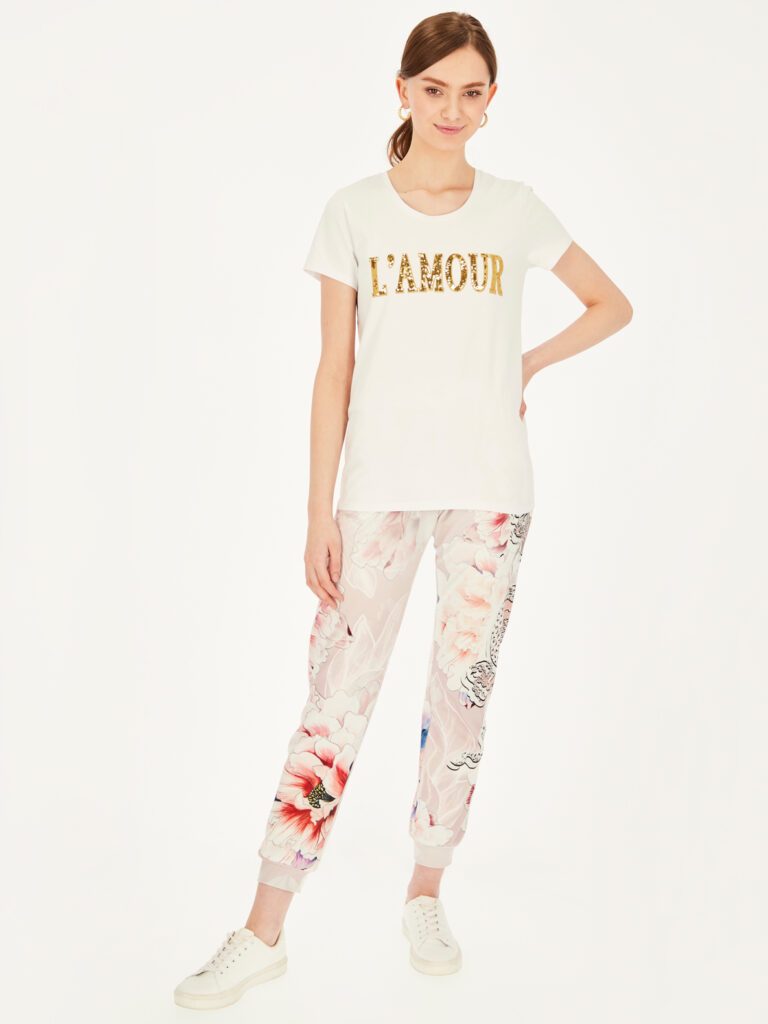 T-shirt Lamour white