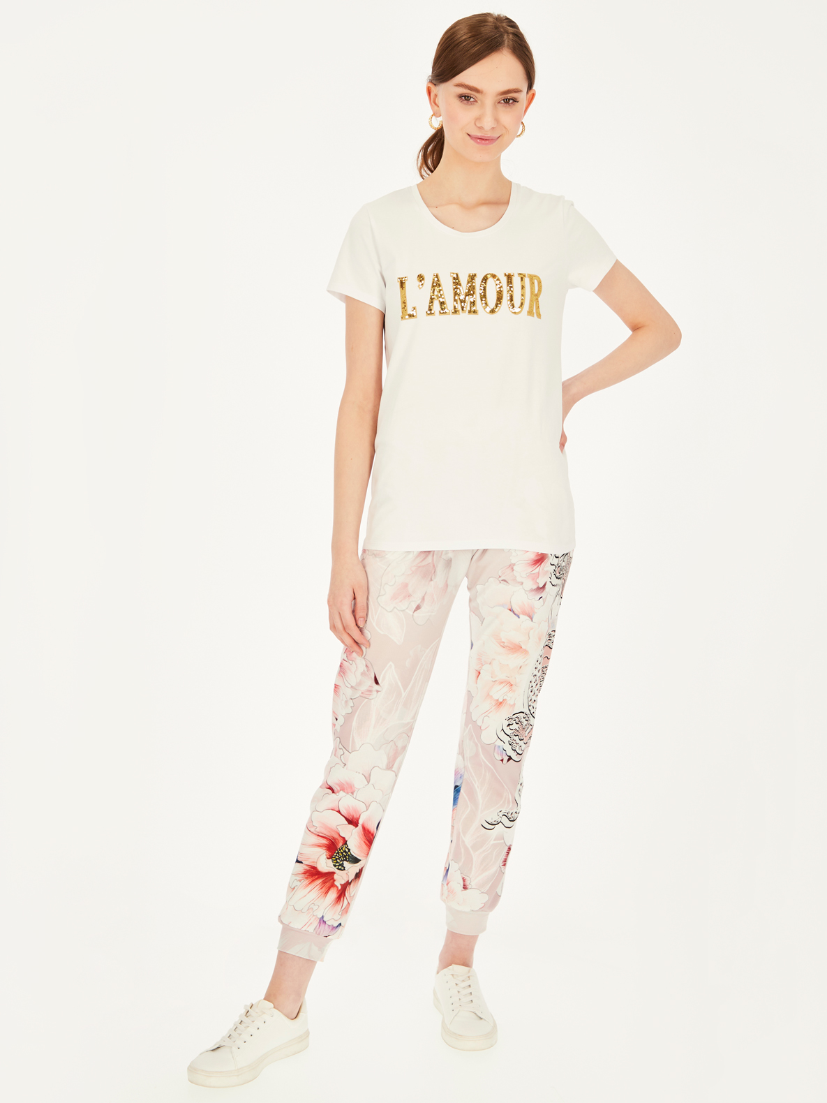 T-shirt Lamour white